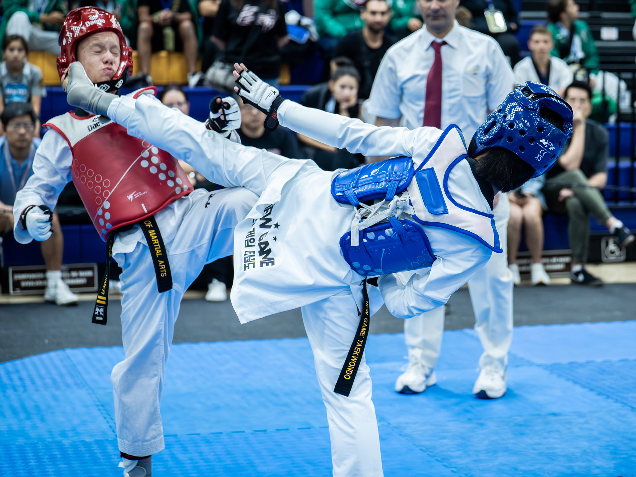 Sport Taekwondo competition team training